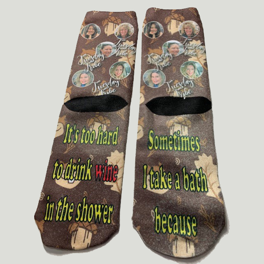 Socks 2 made with sublimation printing