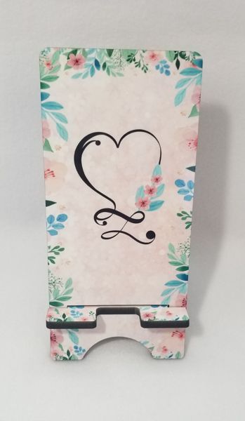 Spring heart cell phone stand made with sublimation printing