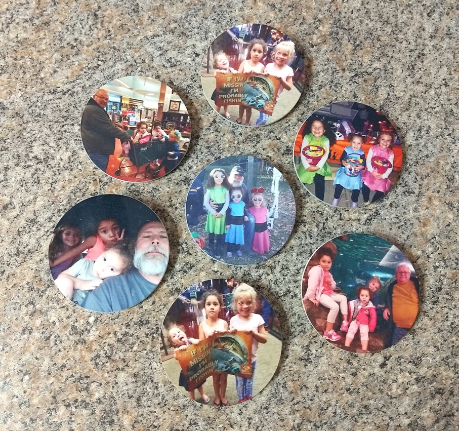 Photo pins lapel button made with sublimation printing
