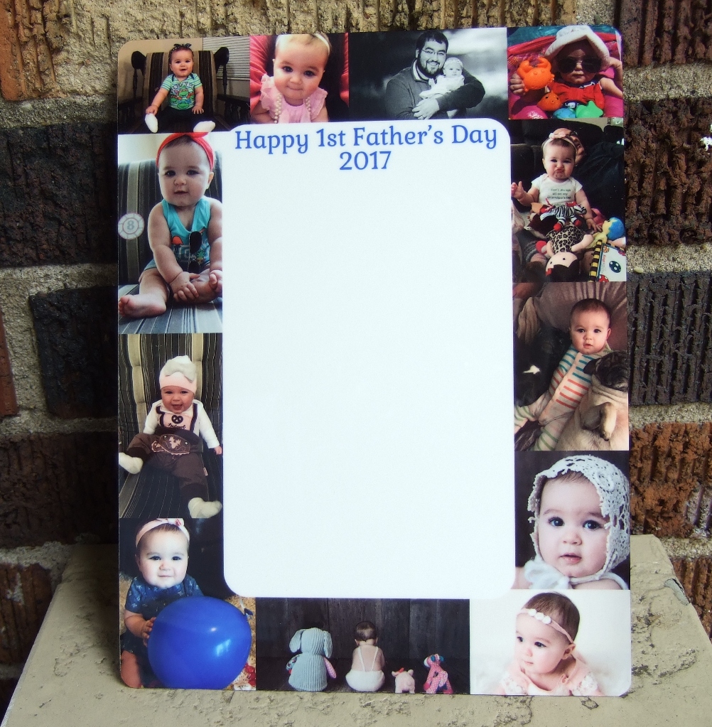 Father's day dry erase board made with sublimation printing