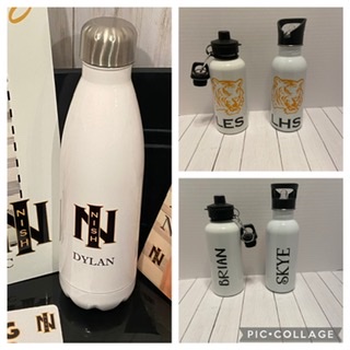 Hydration Bottles made with sublimation printing