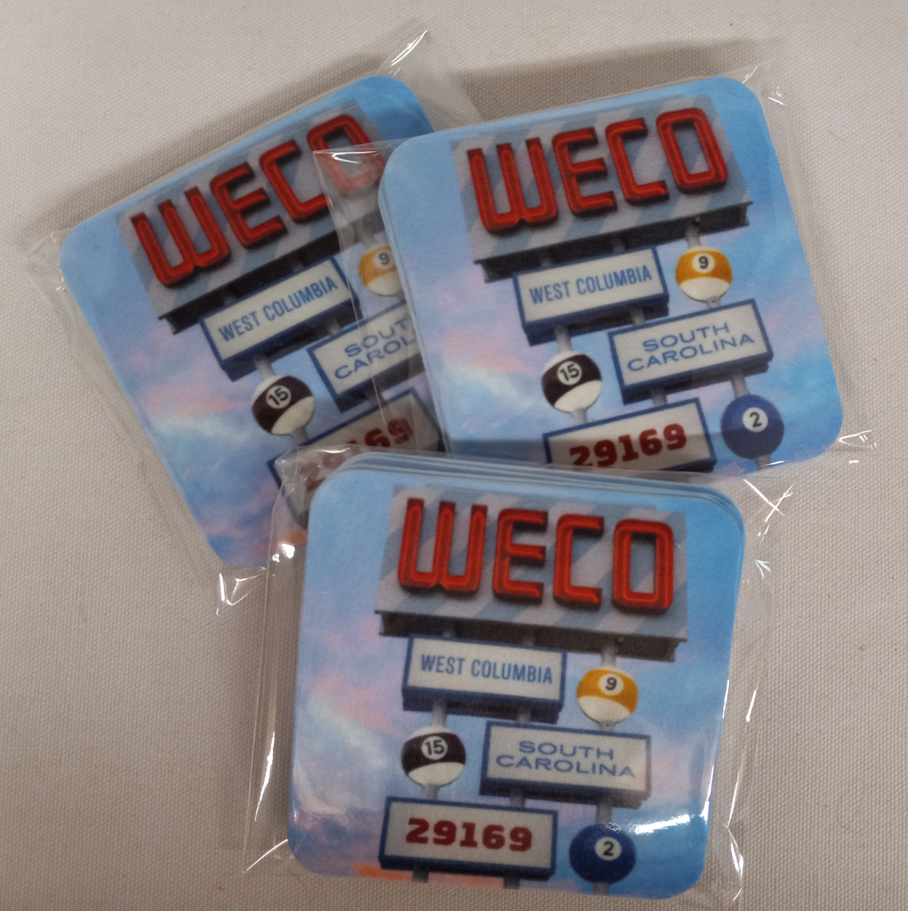 WeCo Sign made with sublimation printing