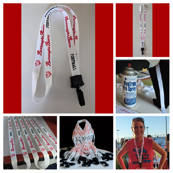Custom Lanyards for Season Pass Holders - Fundraising Item made with sublimation printing