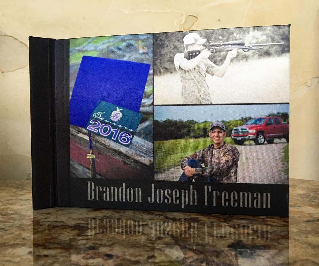 Graduation Pinchbook made with sublimation printing