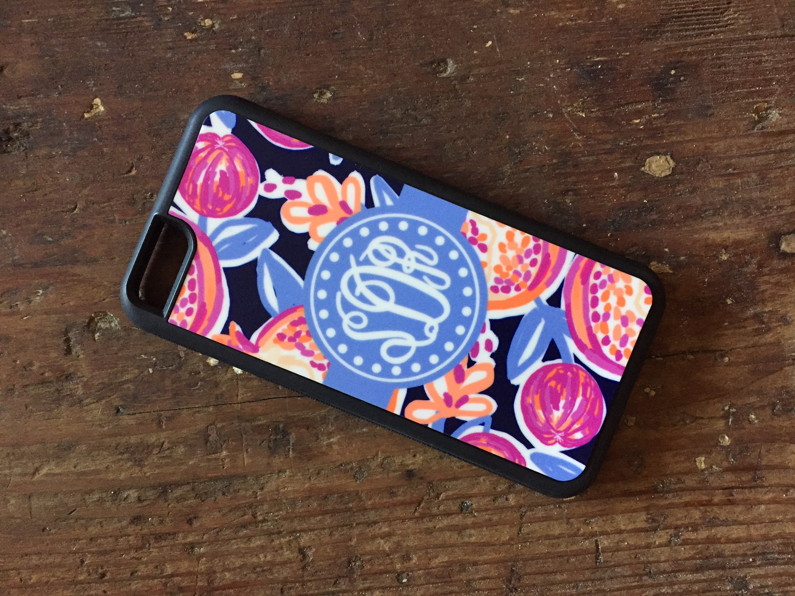 Monogram Cell Phone Case made with sublimation printing
