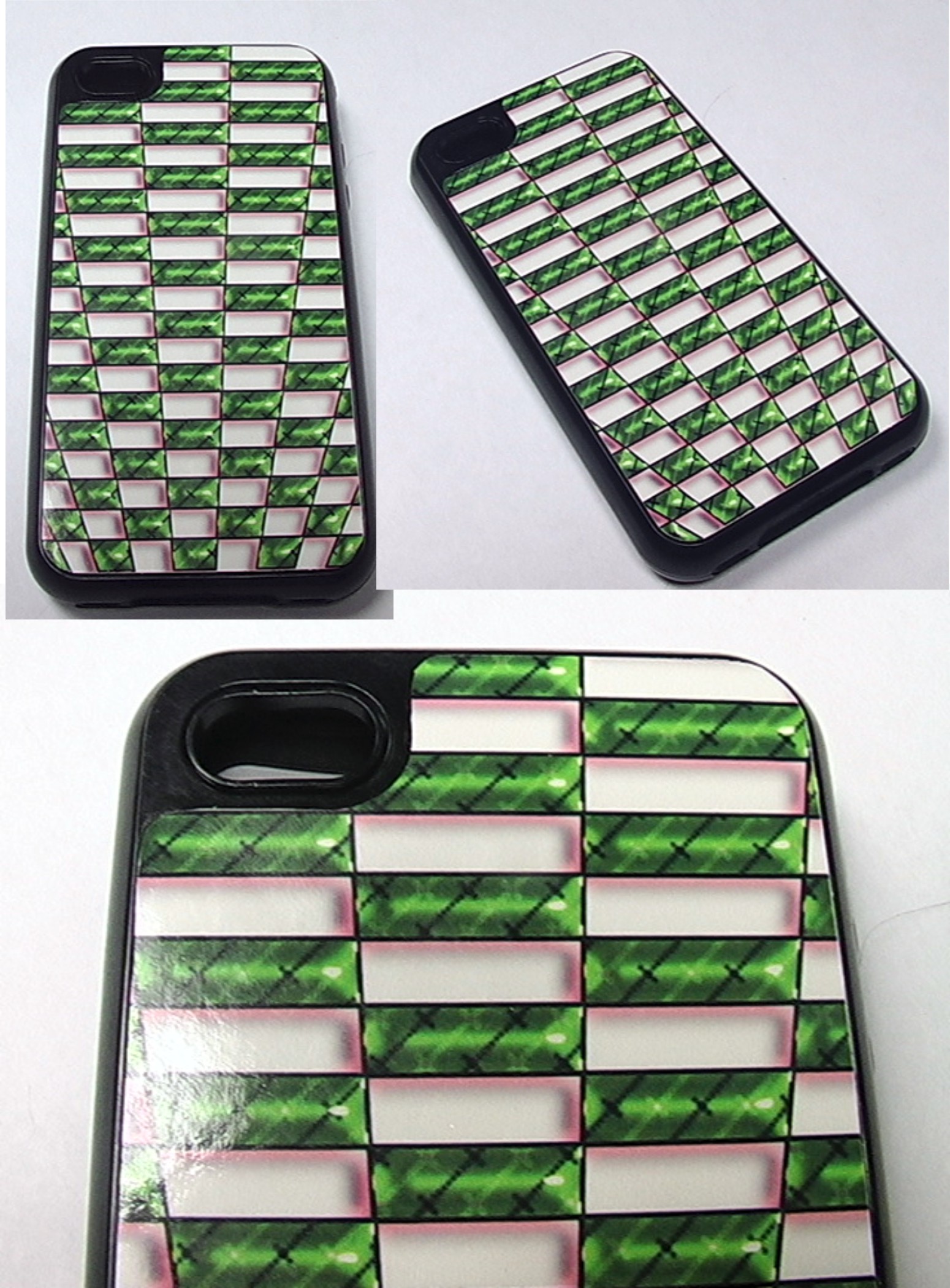 Perspective Emerald 4/4s cover made with sublimation printing