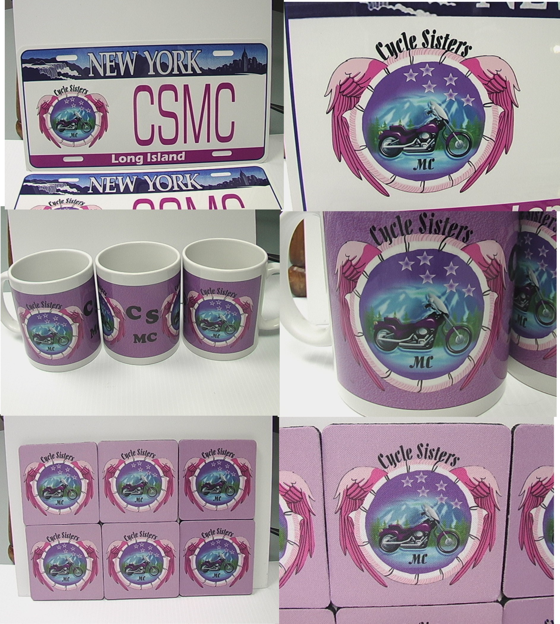 MC Club Items made with sublimation printing