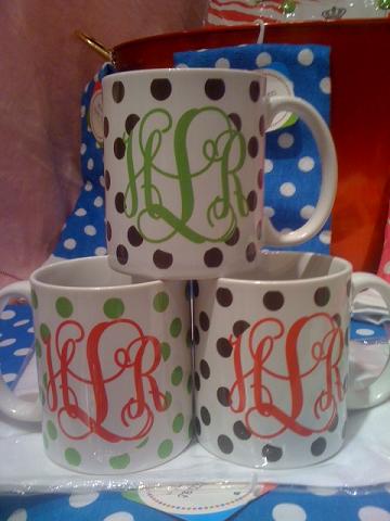 Dot Coffe Mugs made with sublimation printing