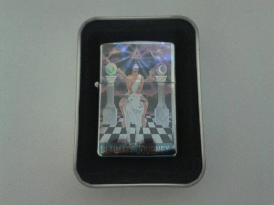 Masonic Lighter made with sublimation printing