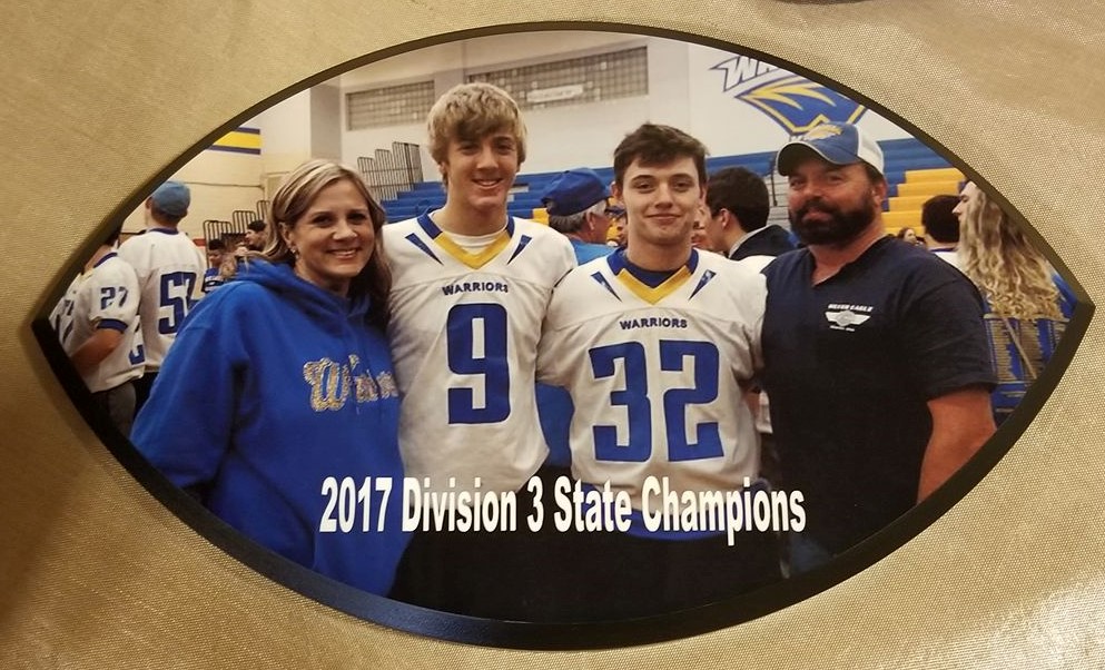 2017 State Champs made with sublimation printing