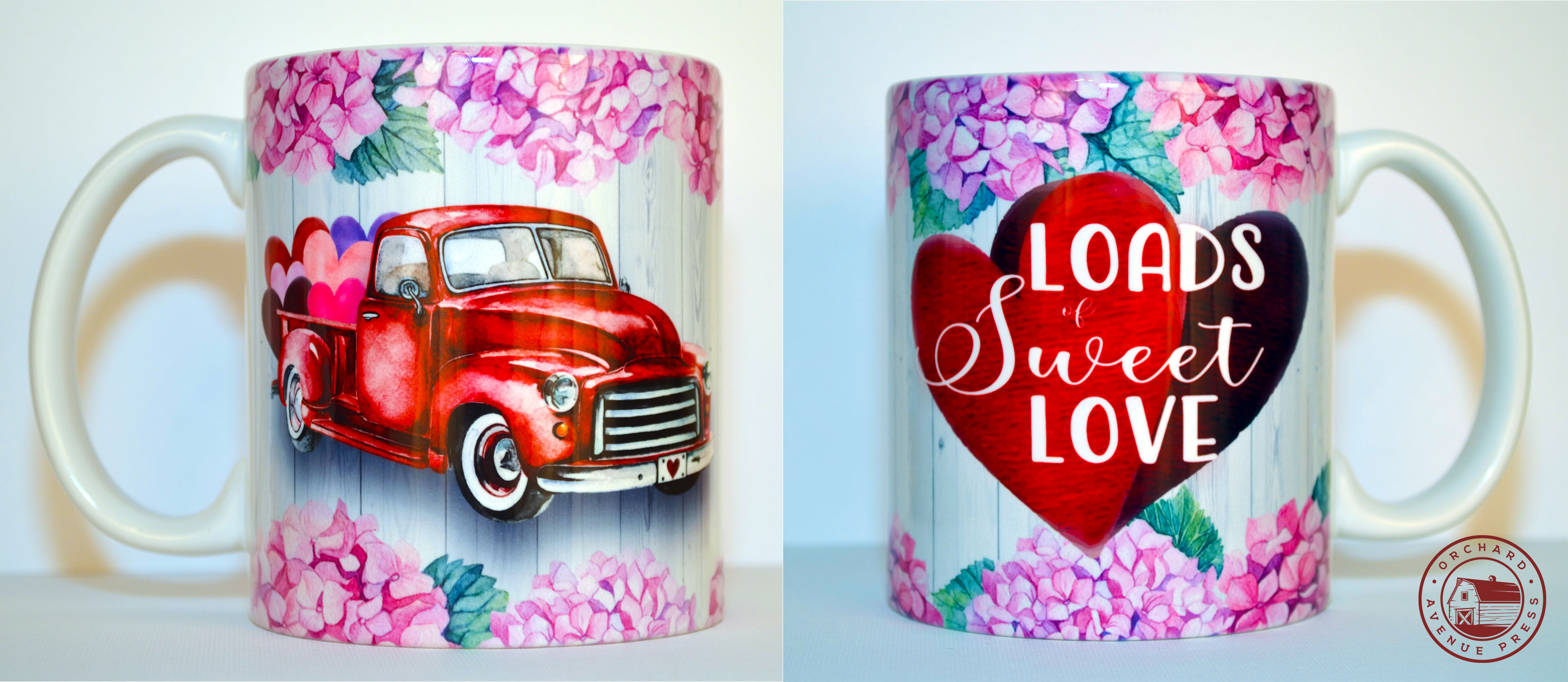 Loads of Sweet Love made with sublimation printing