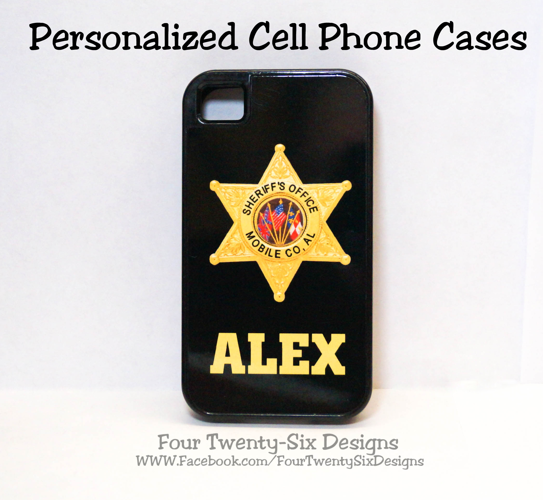 iPhone Cover for Sheriff Department Trainee made with sublimation printing