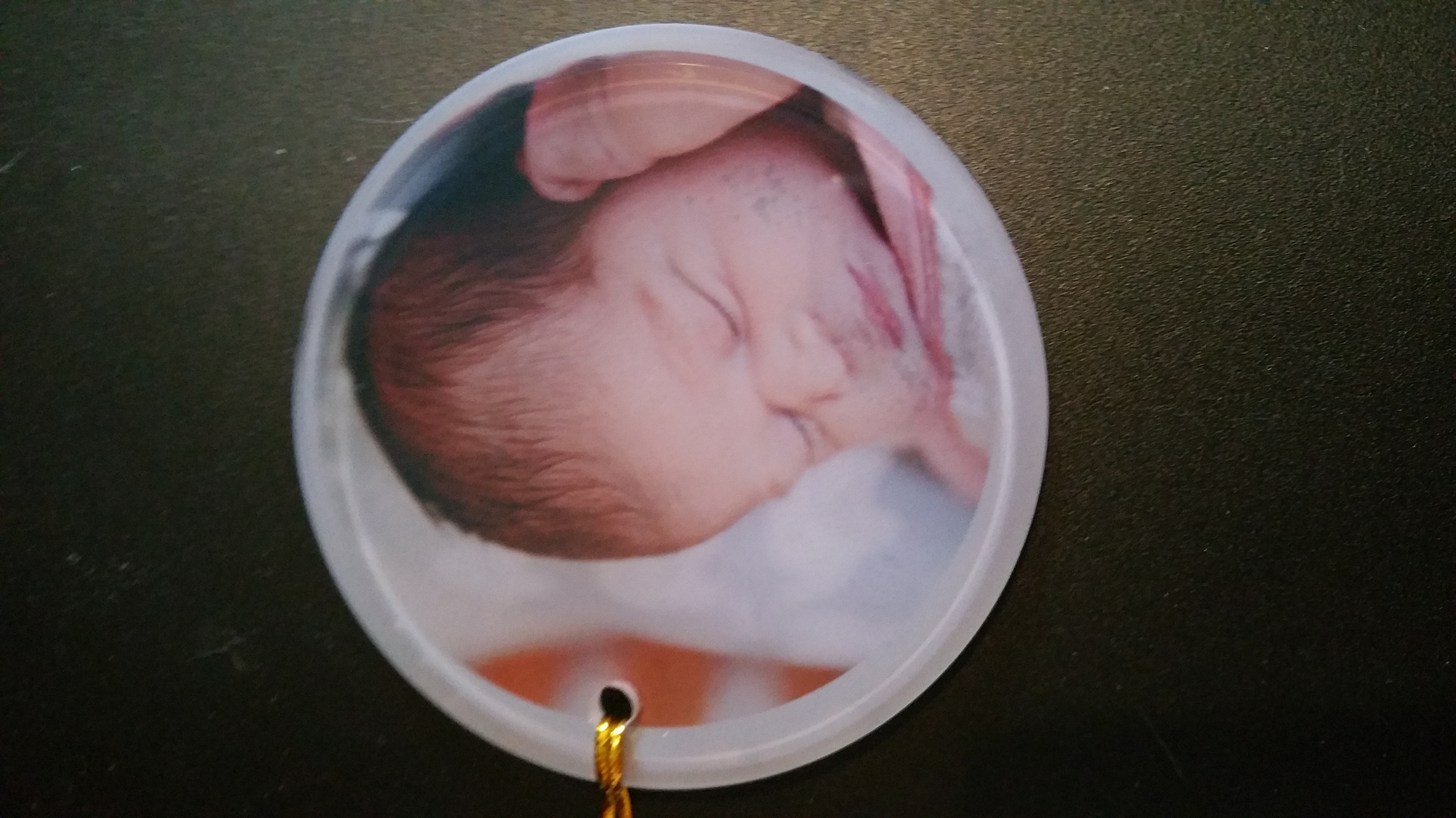 Sweet baby dreams made with sublimation printing