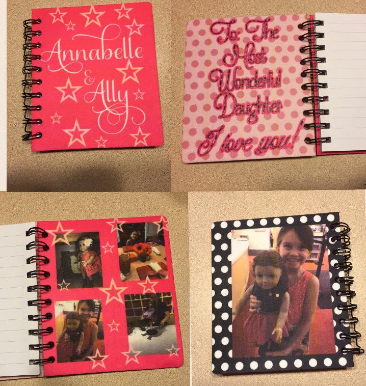 Notebook made with sublimation printing