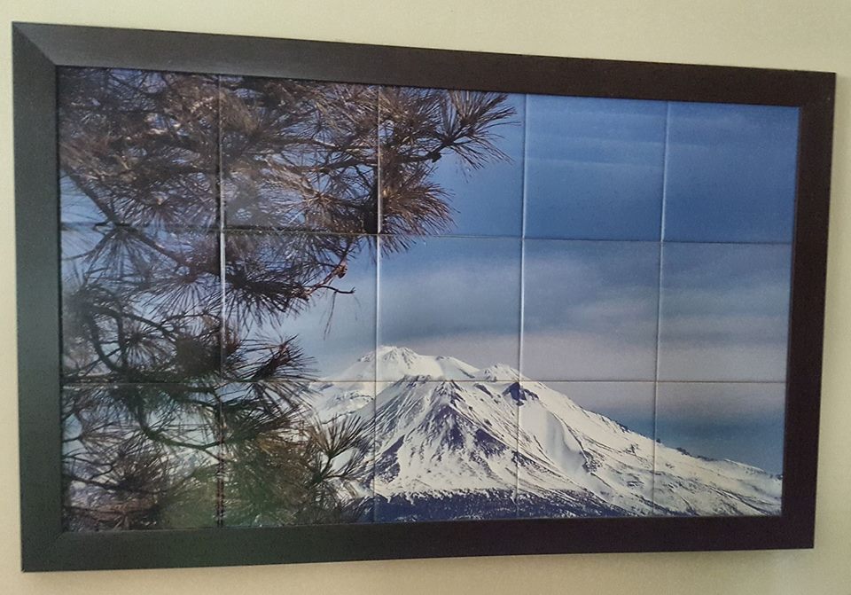 Mt. Shasta made with sublimation printing