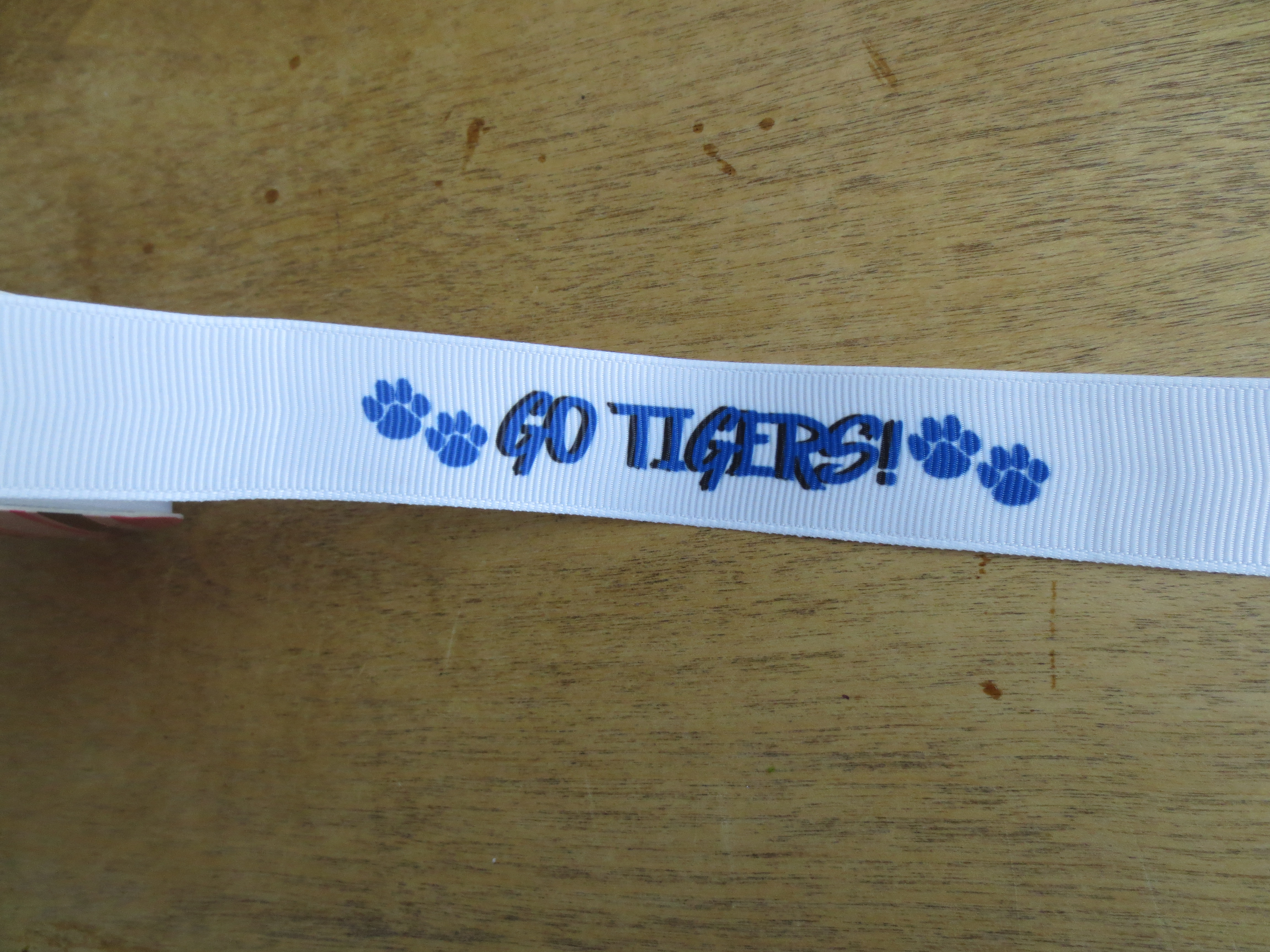 Personalized Ribbons made with sublimation printing
