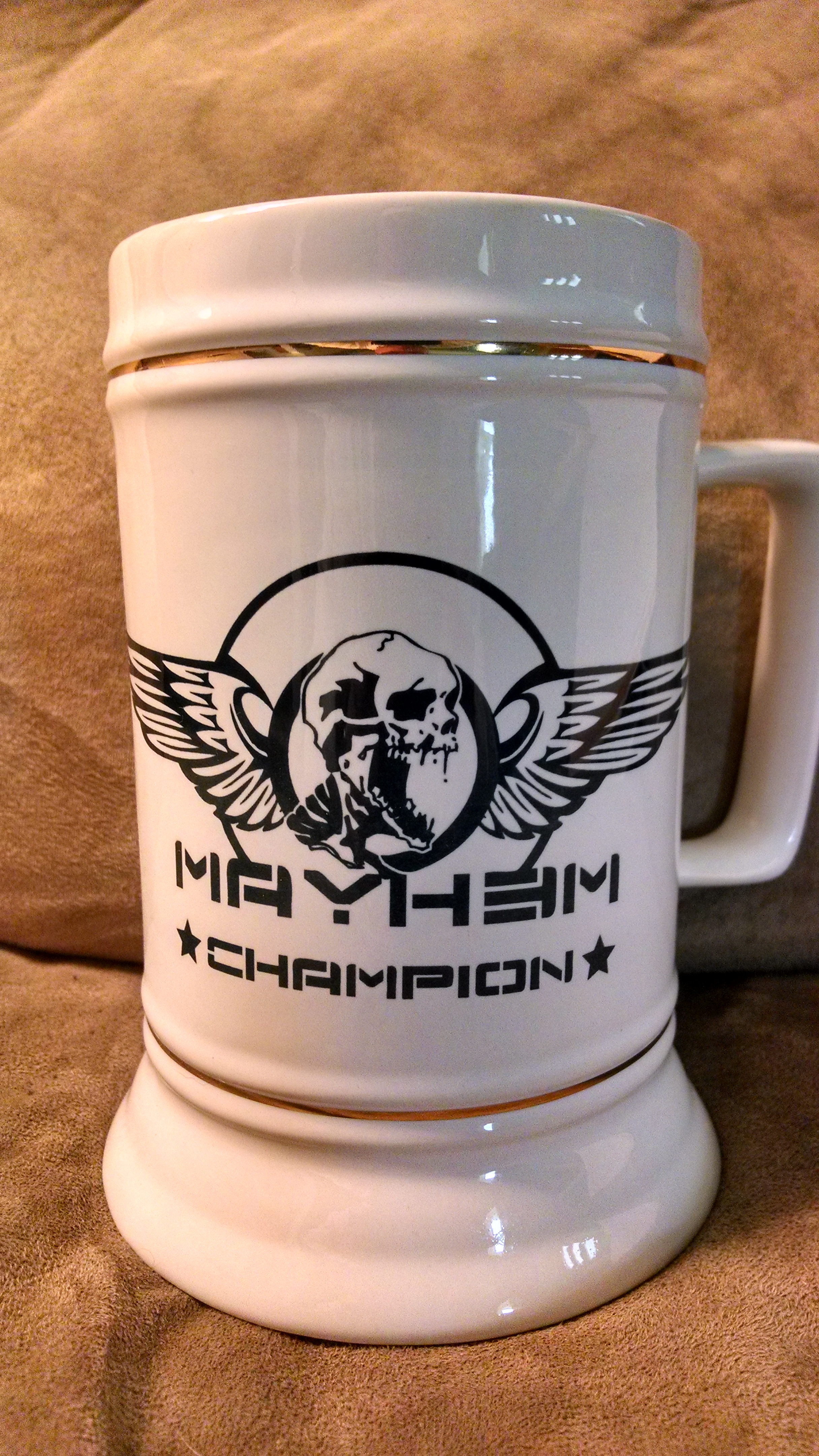 German Stein Trophy Cup made with sublimation printing