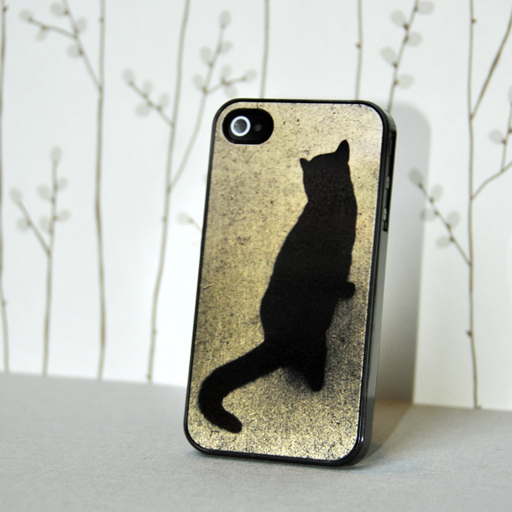 iPhone Case - Black Cat Photo made with sublimation printing
