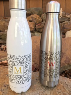 Water Bottles made with sublimation printing