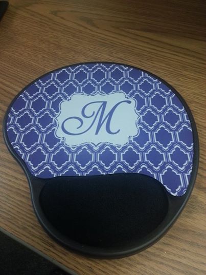 Memory Foam Mousepad made with sublimation printing