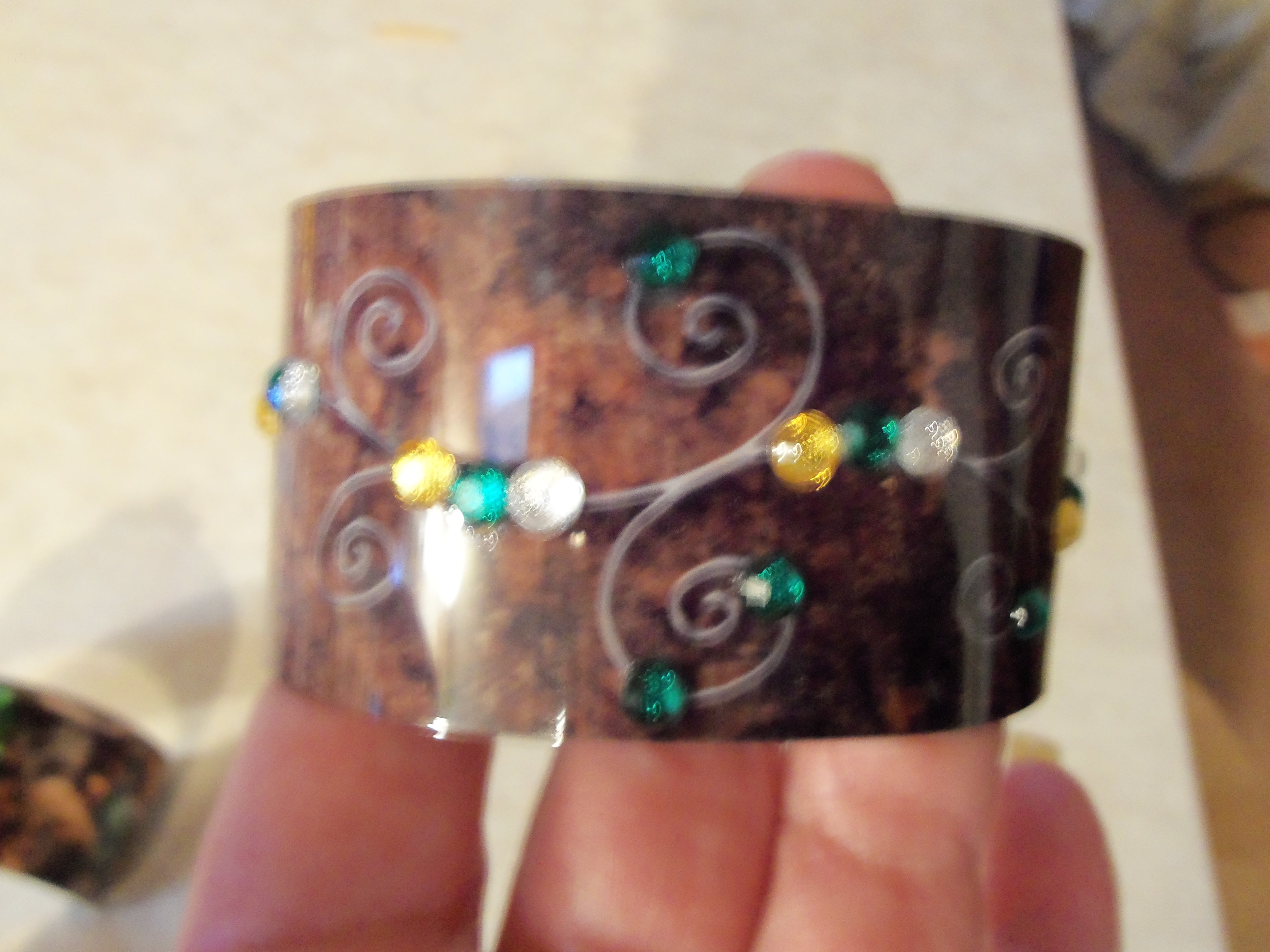 cuff bracelets made with sublimation printing