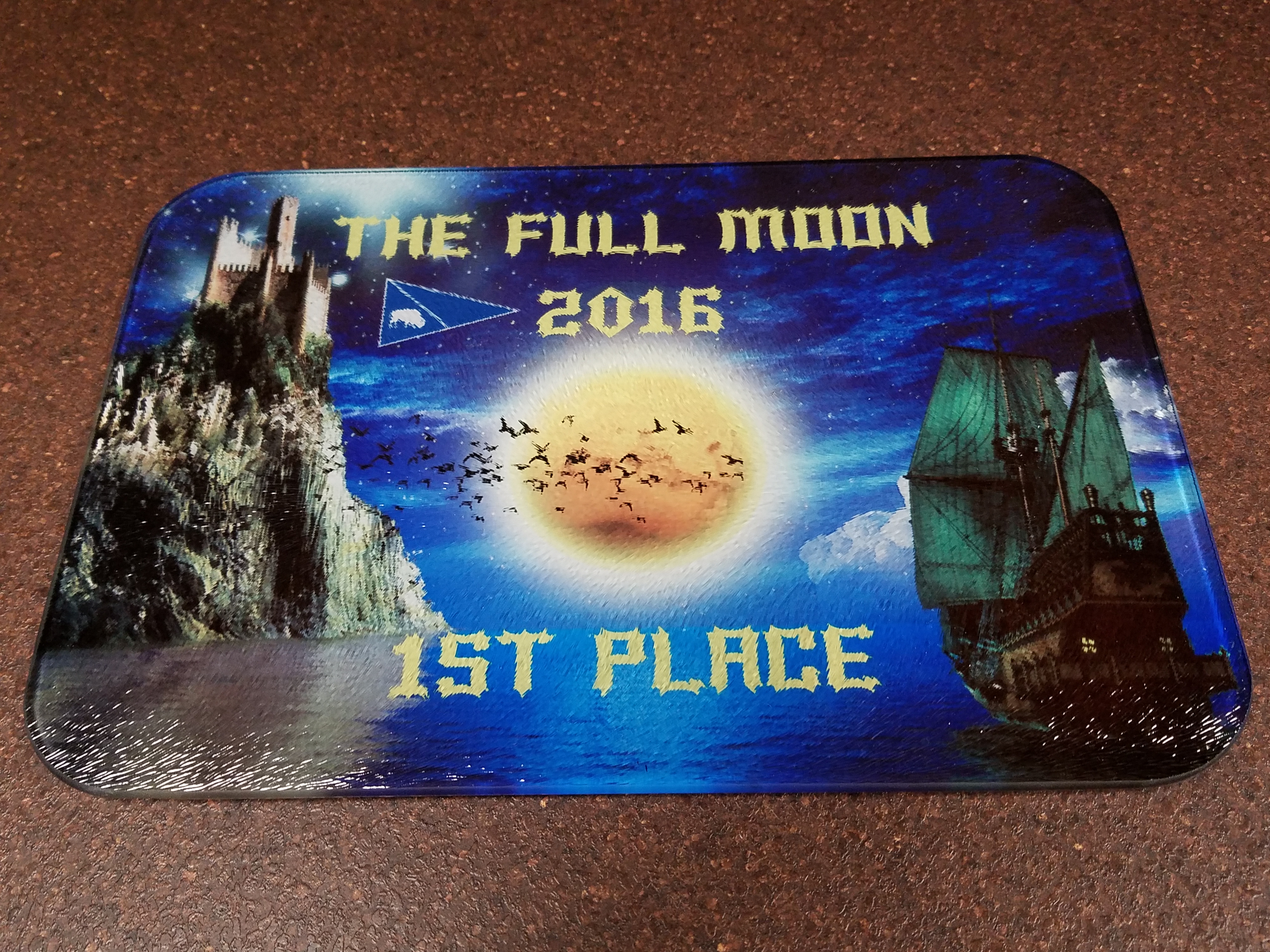 2016 Full Moon made with sublimation printing