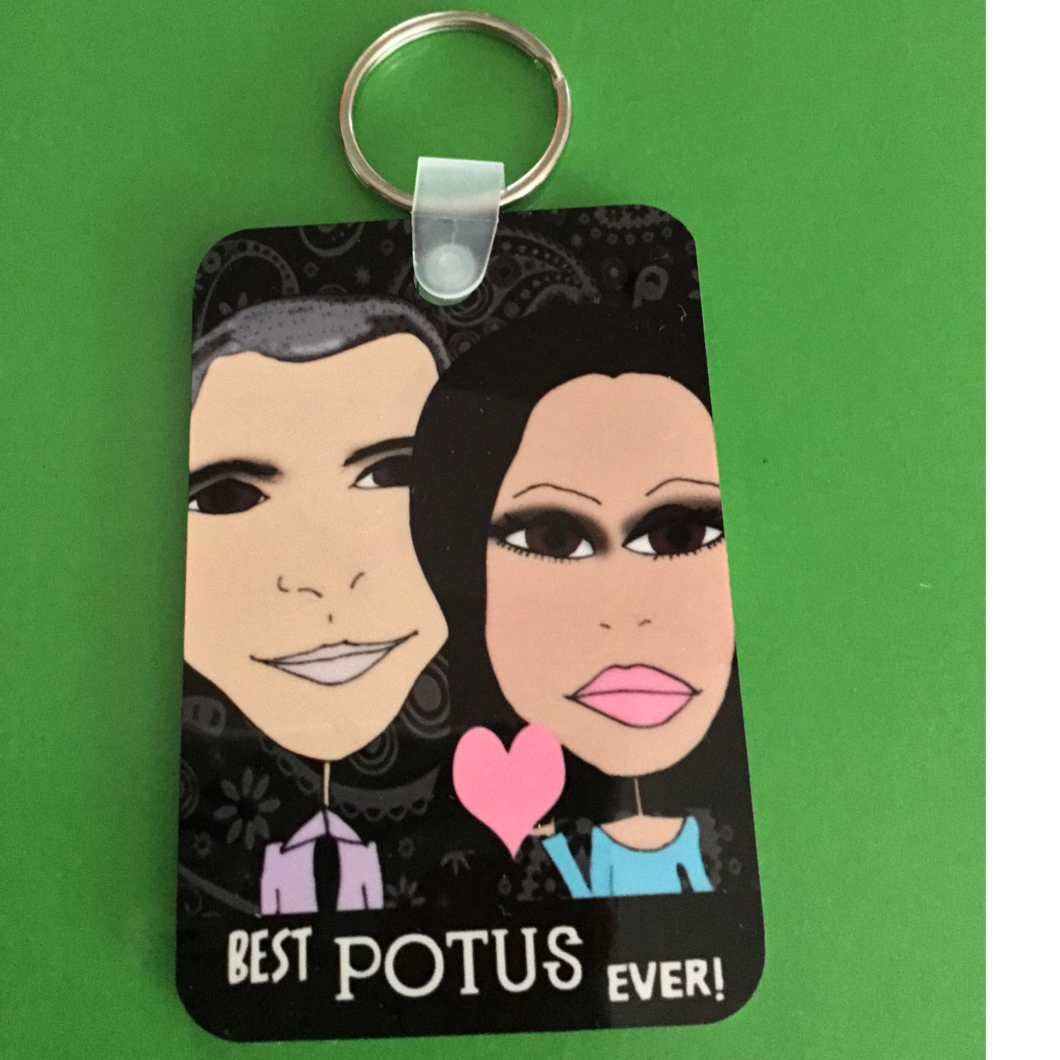 Presidential Key Chain made with sublimation printing