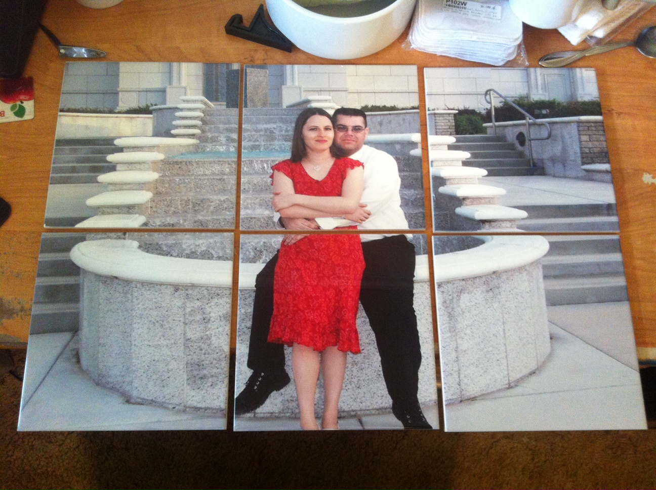 Photo Tiles made with sublimation printing