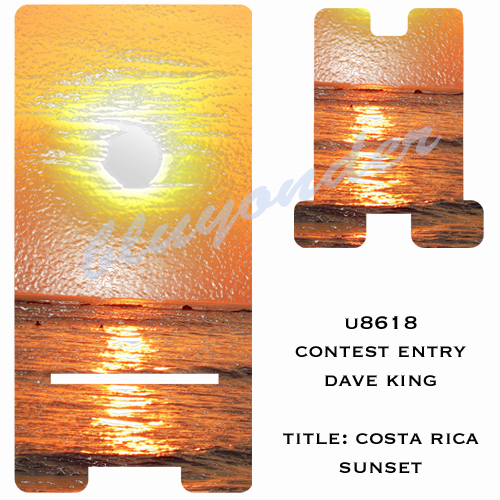 COSTA RICA SUNSET made with sublimation printing