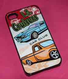 LA Cruisers iPhone cover made with sublimation printing