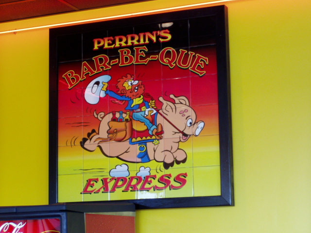Perrins Express Mural made with sublimation printing