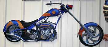 SpeedCo Chopper made with sublimation printing