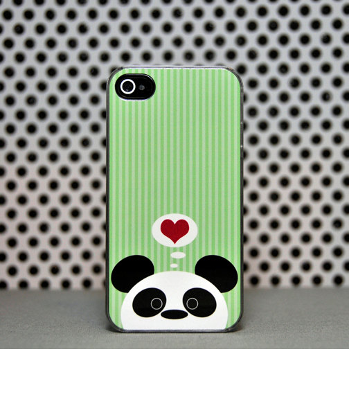 iPhone Case - Panda Love made with sublimation printing