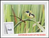 Birders Cutting Board` made with sublimation printing