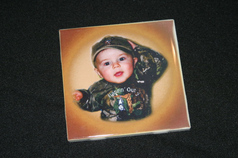 Gift Photo Tile made with sublimation printing