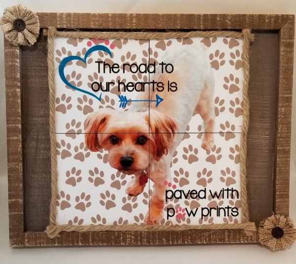 Pet wall decor made with sublimation printing