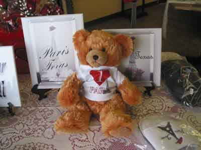teddy bear and tile made with sublimation printing