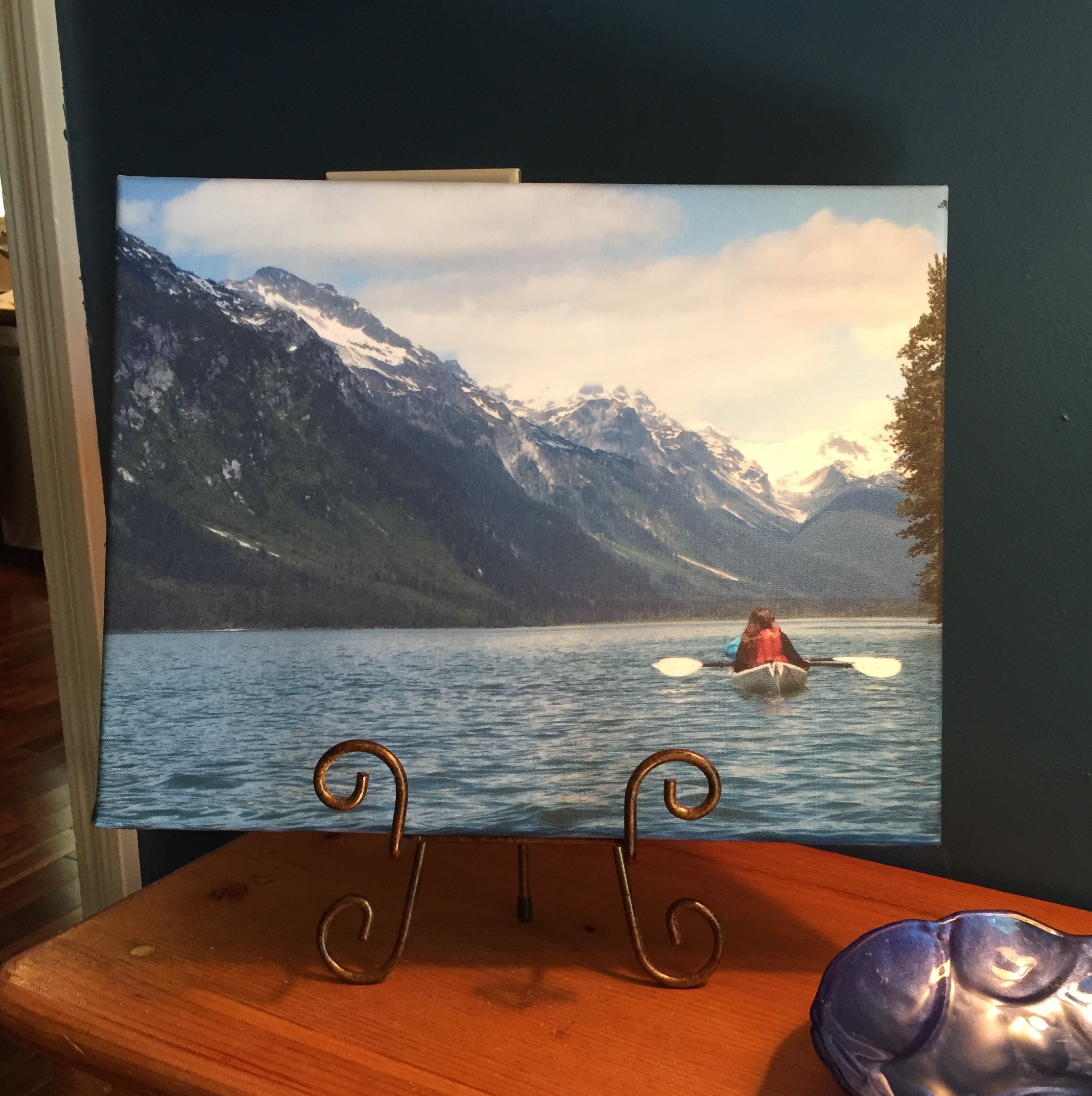 Kayaking in Alaska made with sublimation printing