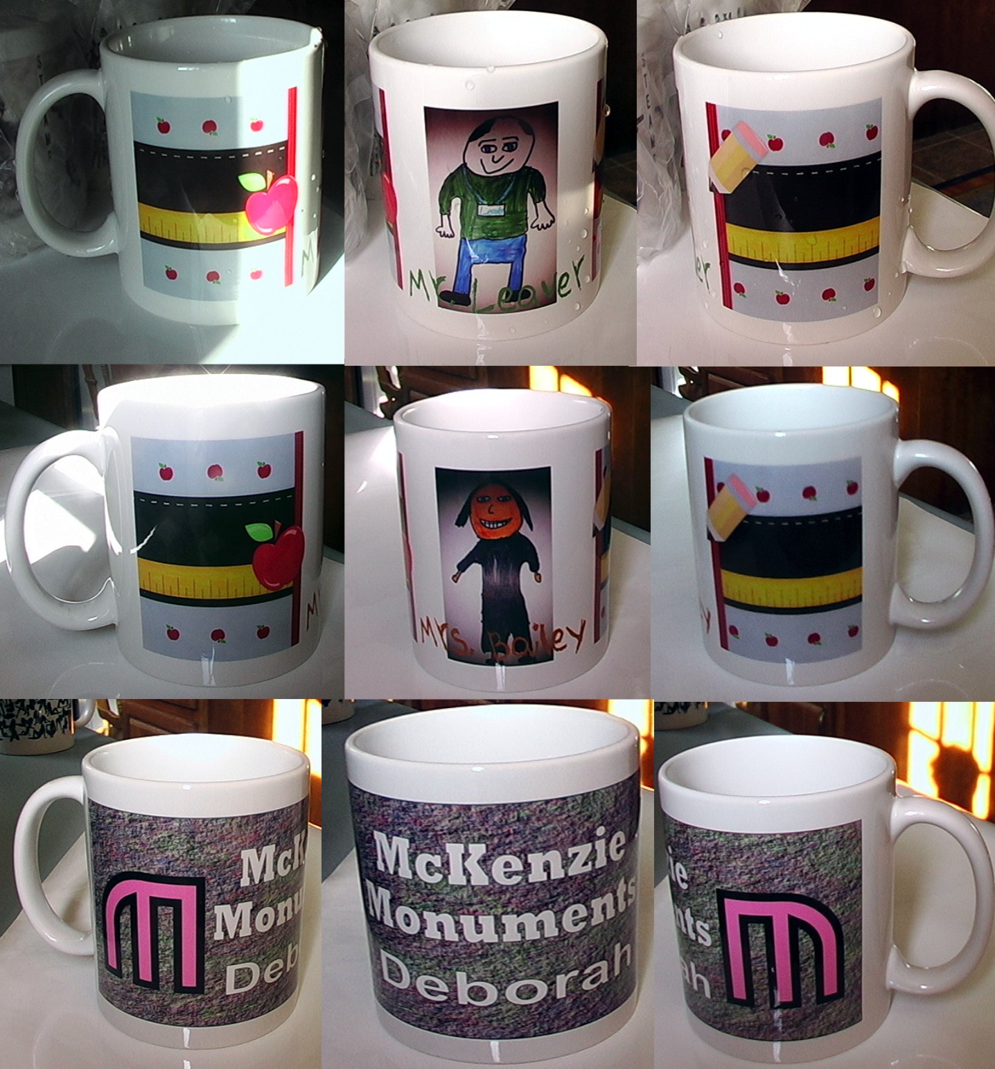 mugs made with sublimation printing