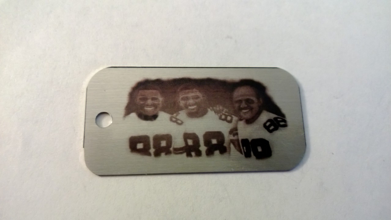 Custom Dog Tags made with sublimation printing