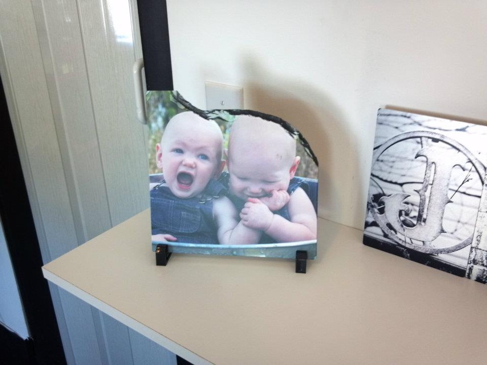 Photo Slate-Babies made with sublimation printing