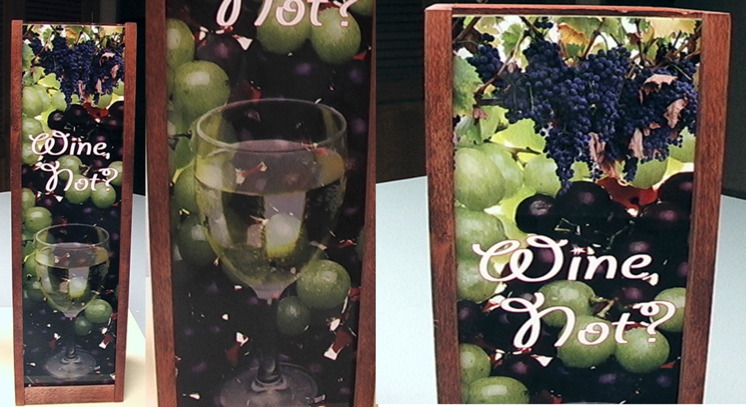 Custom Wine Gift Box made with sublimation printing