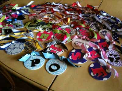 Bag tags made with sublimation printing