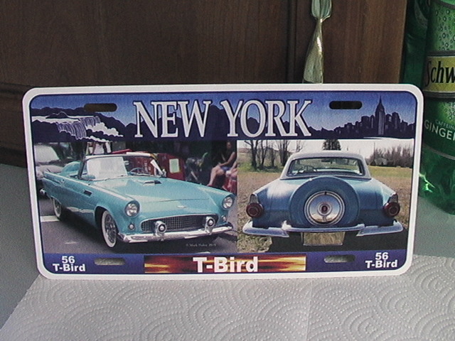 license plate made with sublimation printing