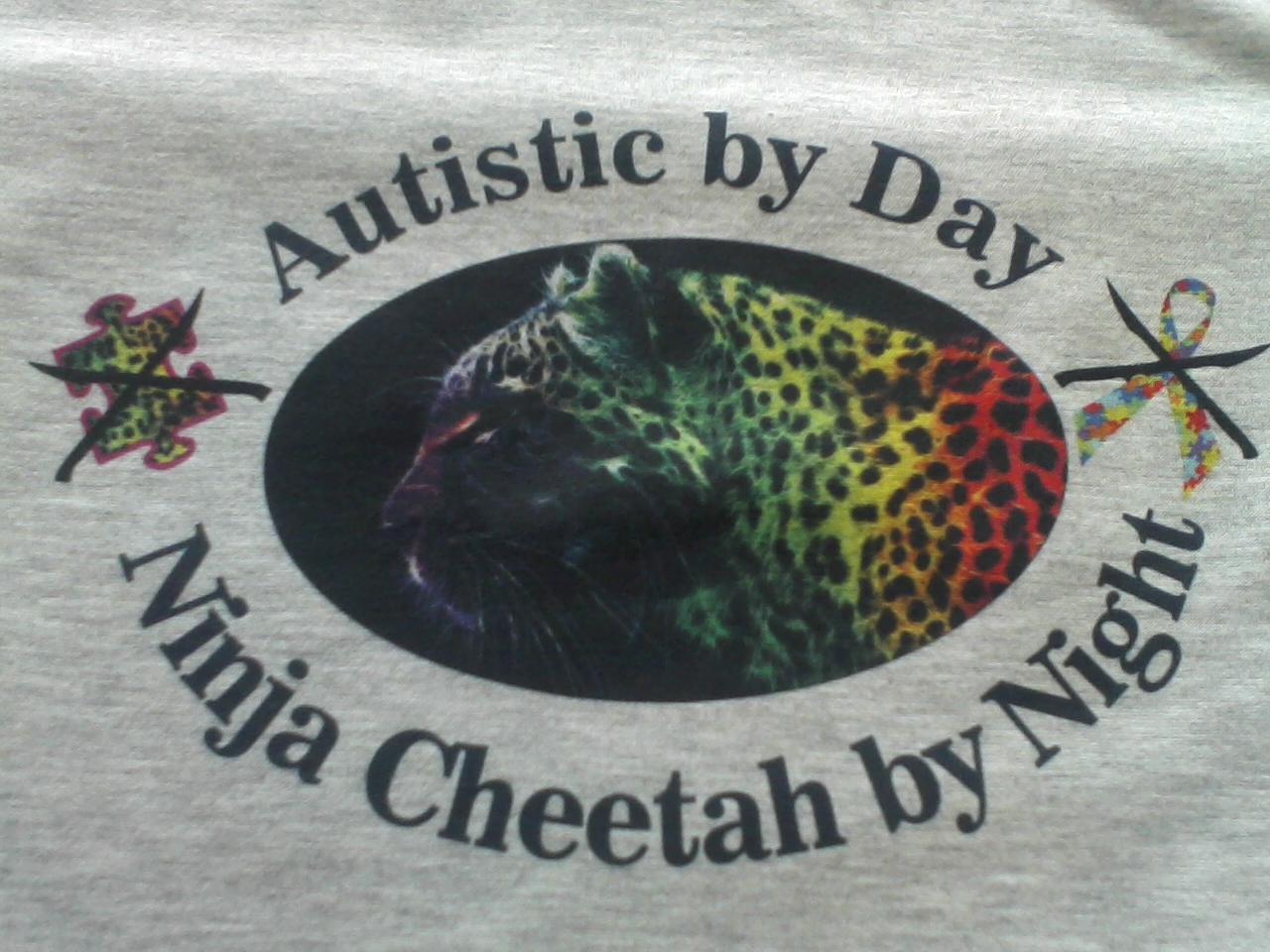 autism awareness week made with sublimation printing