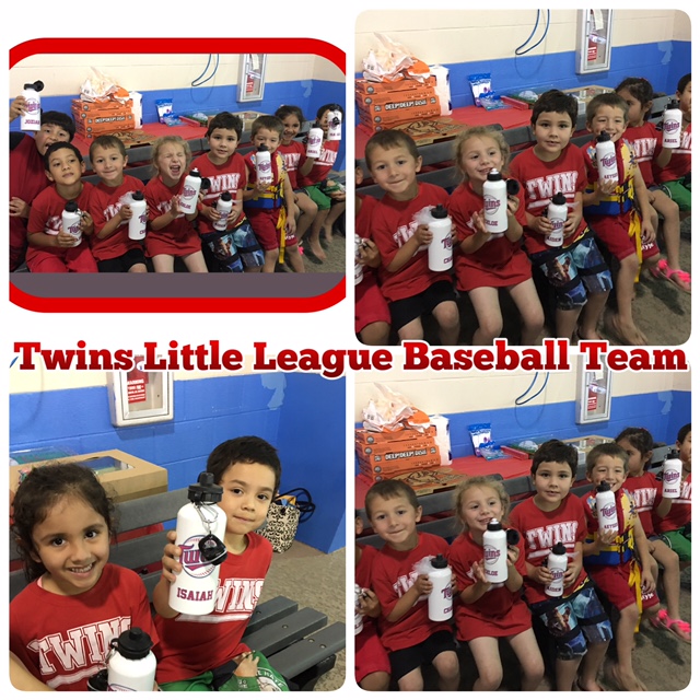 Little League Baseball Team made with sublimation printing