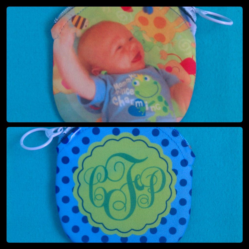 Custom Coin Purse made with sublimation printing