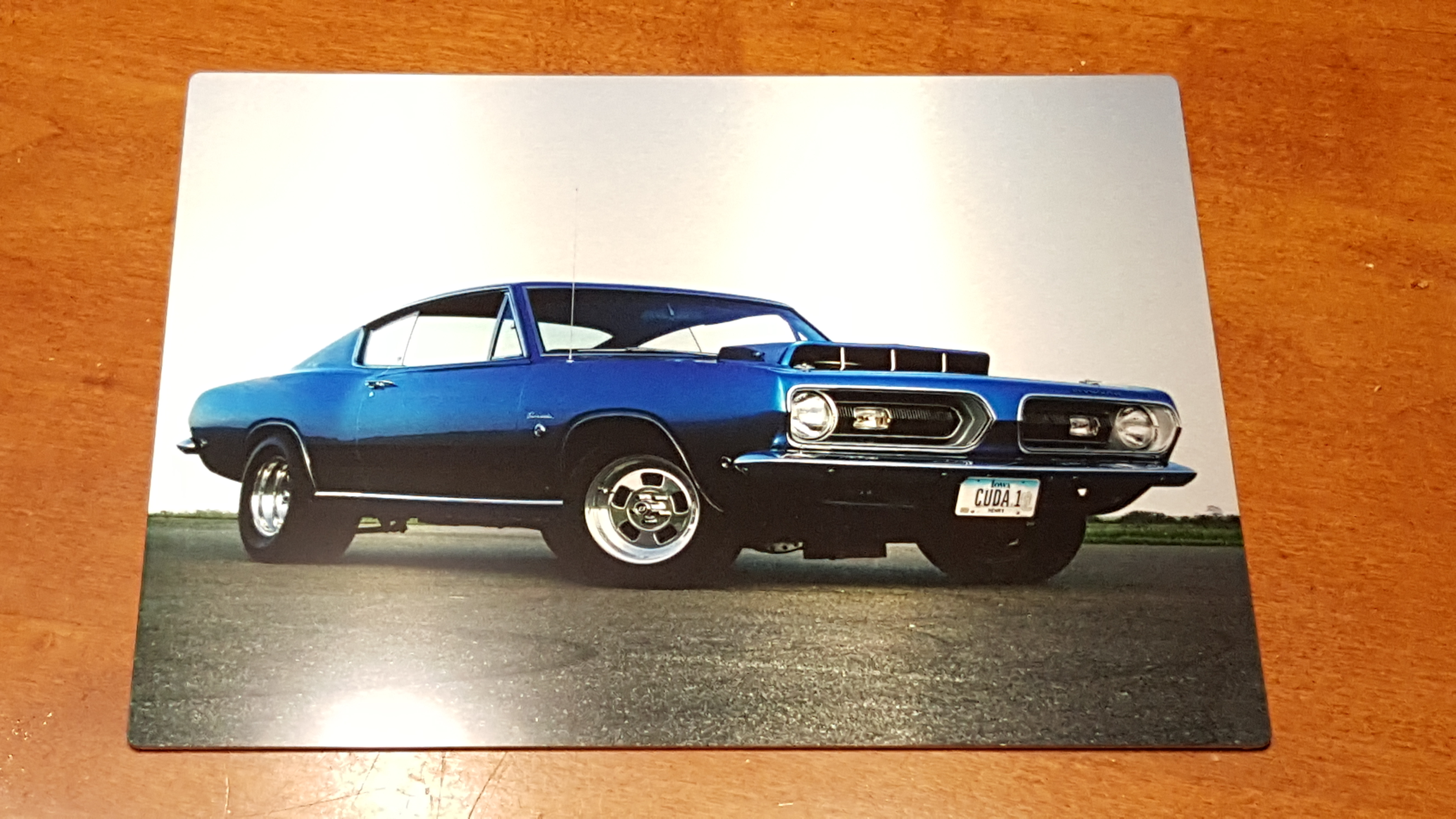 Aluminum Metal Print made with sublimation printing