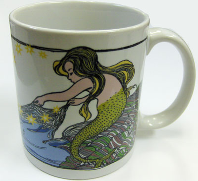 Mermaid Mug made with sublimation printing