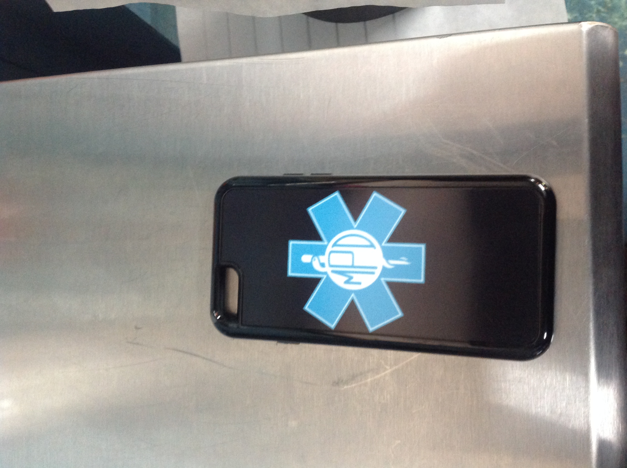 Star of Life Phone Case made with sublimation printing